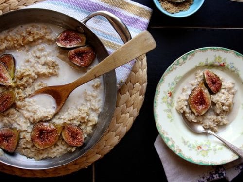 caramelized fig toasted oatmeal recipe